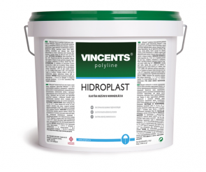 Vincents Polyline Hidroplast elastīgā vienkomponentu hidroizolācija, 1.5kg